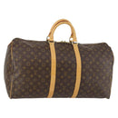 LOUIS VUITTON Monogram Keepall 55 Boston Bag M41424 LV Auth 142779-1