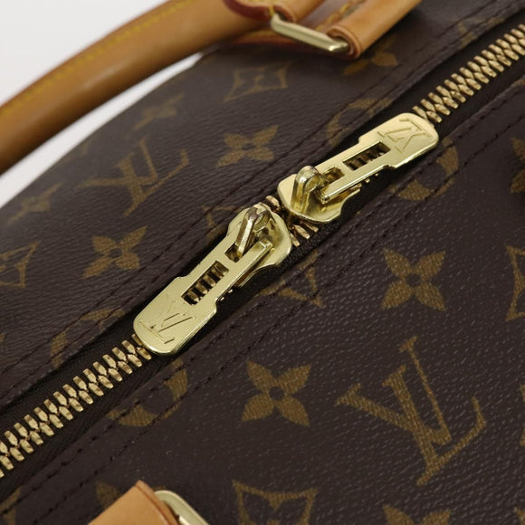 LOUIS VUITTON Monogram Keepall 55 Boston Bag M41424 LV Auth 142779