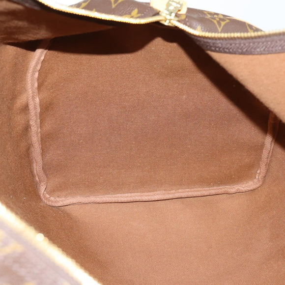 LOUIS VUITTON Monogram Keepall 55 Boston Bag M41424 LV Auth 142779