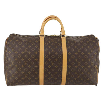 LOUIS VUITTON Monogram Keepall 55 Boston Bag M41424 LV Auth 142779 - 0