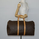 LOUIS VUITTON Monogram Keepall 55 Boston Bag M41424 LV Auth 142779-22