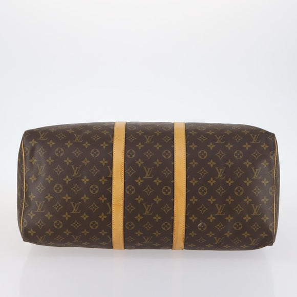 LOUIS VUITTON Monogram Keepall 55 Boston Bag M41424 LV Auth 142779