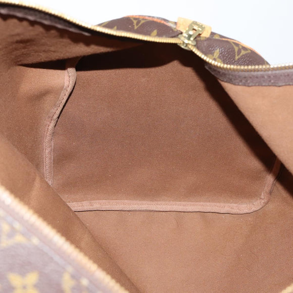 LOUIS VUITTON Monogram Keepall 55 Boston Bag M41424 LV Auth 142780