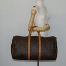 LOUIS VUITTON Monogram Keepall 55 Boston Bag M41424 LV Auth 142780-24