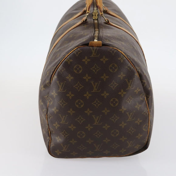 LOUIS VUITTON Monogram Keepall 55 Boston Bag M41424 LV Auth 142780