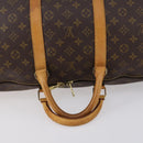 LOUIS VUITTON Monogram Keepall 55 Boston Bag M41424 LV Auth 142780-7