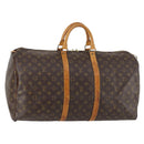 LOUIS VUITTON Monogram Keepall 55 Boston Bag M41424 LV Auth 142781-1