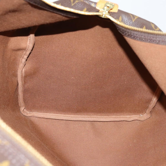 LOUIS VUITTON Monogram Keepall 55 Boston Bag M41424 LV Auth 142781