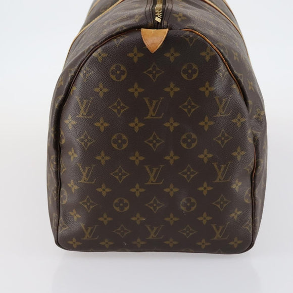 LOUIS VUITTON Monogram Keepall 55 Boston Bag M41424 LV Auth 142781