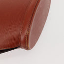 LOUIS VUITTON Epi Saint Jacques Hand Bag Brown M52263 LV Auth 142783-14