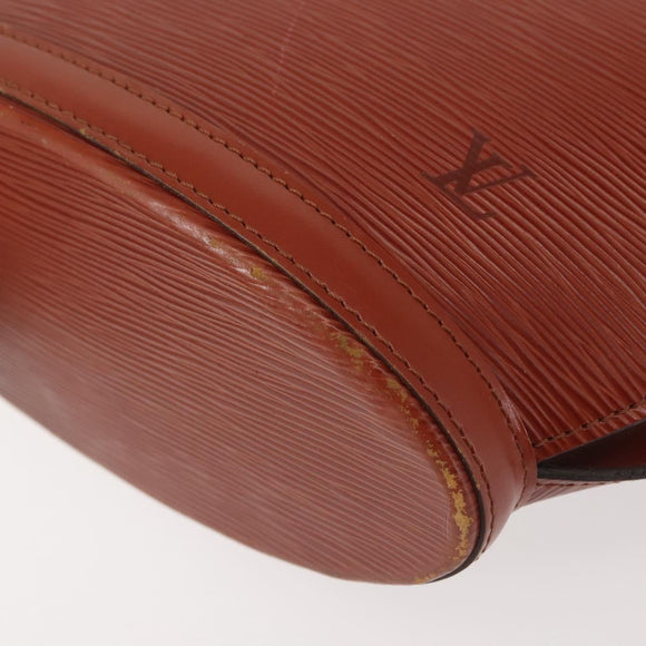 LOUIS VUITTON Epi Saint Jacques Hand Bag Brown M52263 LV Auth 142783