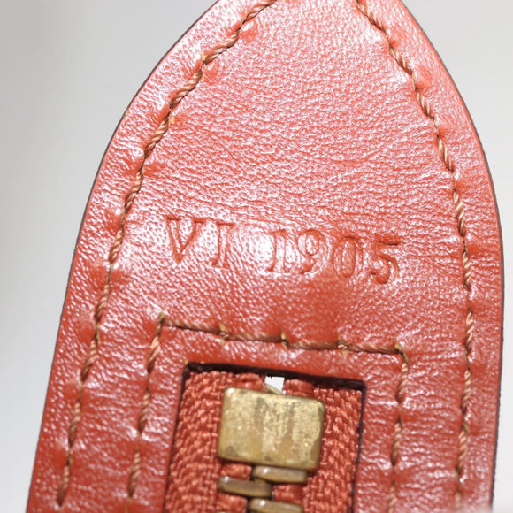 LOUIS VUITTON Epi Saint Jacques Hand Bag Brown M52263 LV Auth 142783