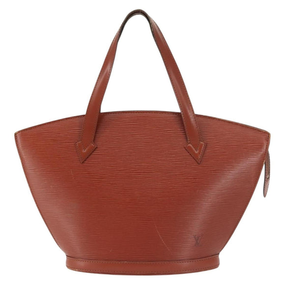 LOUIS VUITTON Epi Saint Jacques Hand Bag Brown M52263 LV Auth 142783