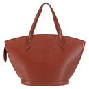LOUIS VUITTON Epi Saint Jacques Hand Bag Brown M52263 LV Auth 142783-2