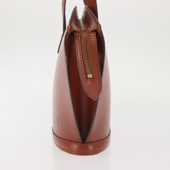 LOUIS VUITTON Epi Saint Jacques Hand Bag Brown M52263 LV Auth 142783