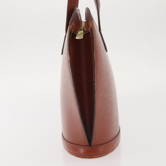 LOUIS VUITTON Epi Saint Jacques Hand Bag Brown M52263 LV Auth 142783
