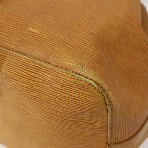 LOUIS VUITTON Epi Petit Noe Shoulder Bag Yellow M44109 LV Auth 142786