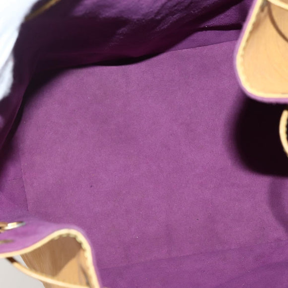 LOUIS VUITTON Epi Petit Noe Shoulder Bag Yellow M44109 LV Auth 142786