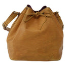 LOUIS VUITTON Epi Petit Noe Shoulder Bag Yellow M44109 LV Auth 142786-13
