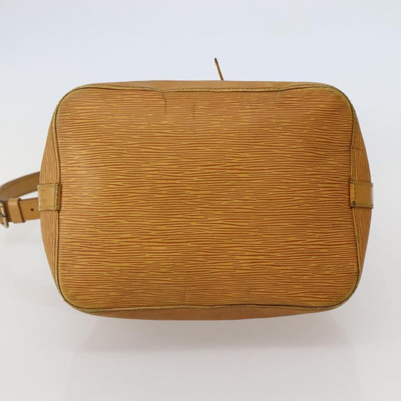 LOUIS VUITTON Epi Petit Noe Shoulder Bag Yellow M44109 LV Auth 142786
