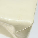 LOUIS VUITTON Monogram Vernis Reade PM Hand Bag Perle M91336 LV Auth 142788-10