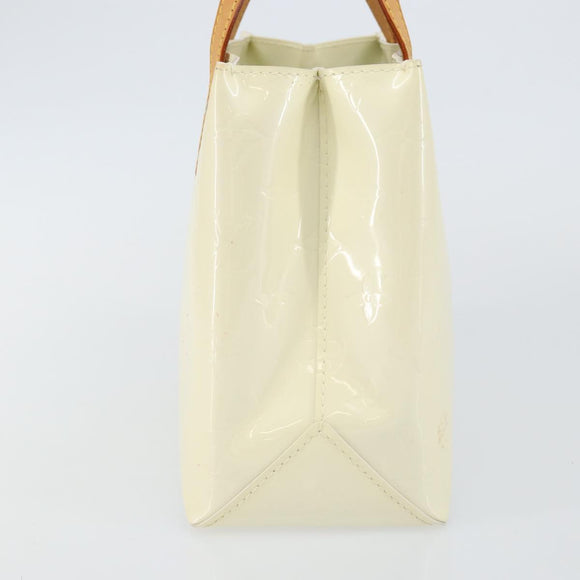 LOUIS VUITTON Monogram Vernis Reade PM Hand Bag Perle M91336 LV Auth 142788