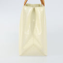 LOUIS VUITTON Monogram Vernis Reade PM Hand Bag Perle M91336 LV Auth 142788-4