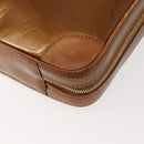 LOUIS VUITTON Monogram Vernis Van Damme Hand Bag Bronze M91125 LV Auth 142789-17