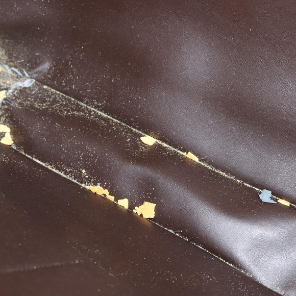 LOUIS VUITTON Monogram Vernis Van Damme Hand Bag Bronze M91125 LV Auth 142789