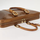 LOUIS VUITTON Monogram Vernis Van Damme Hand Bag Bronze M91125 LV Auth 142789-6