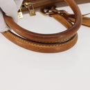 LOUIS VUITTON Monogram Vernis Van Damme Hand Bag Bronze M91125 LV Auth 142789-7