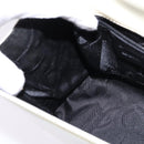 Salvatore Ferragamo Gancini Hand Bag Patent leather 2way White Auth 142795-21