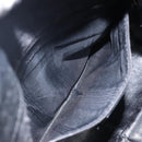 GUCCI Bamboo Shoulder Bag Leather 2way Black Gold 001 1638 Auth 142796-20