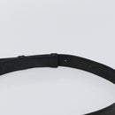 CELINE Shoulder Bag Leather Black Gold Auth 142797-8