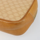 CELINE Macadam Canvas Hand Bag PVC Beige Gold Auth 142798-14