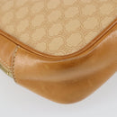 CELINE Macadam Canvas Hand Bag PVC Beige Gold Auth 142798-16
