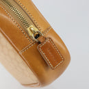 CELINE Macadam Canvas Hand Bag PVC Beige Gold Auth 142798-10