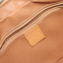 CELINE Macadam Canvas Hand Bag PVC Beige Gold Auth 142798-17
