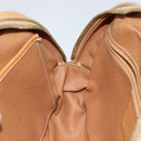 CELINE Macadam Canvas Hand Bag PVC Beige Gold Auth 142798-19