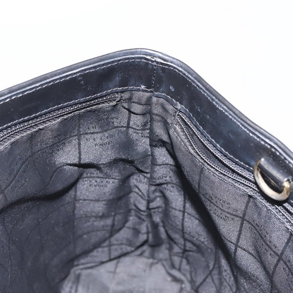 CELINE Macadam Canvas Hand Bag Brown Gold Auth 142800