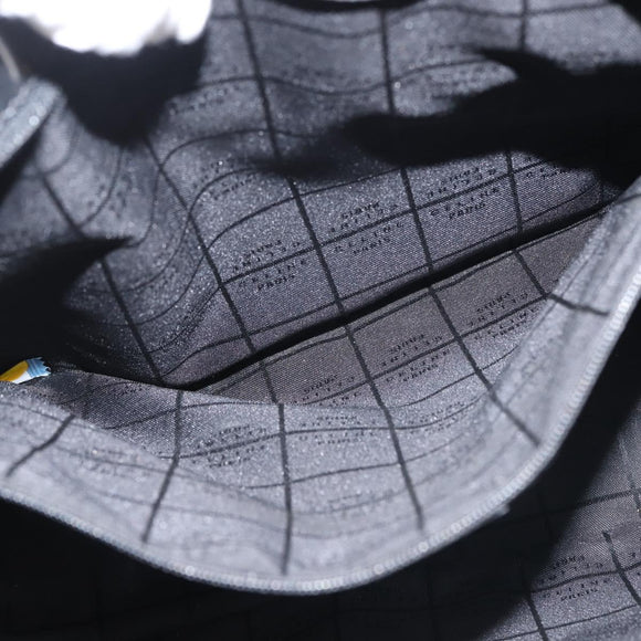 CELINE Macadam Canvas Hand Bag Brown Gold Auth 142800