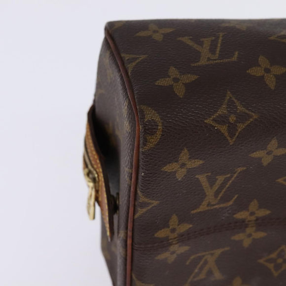 LOUIS VUITTON Monogram Trousse Patte Pression Cosmetic Pouch M47636 Auth 142810