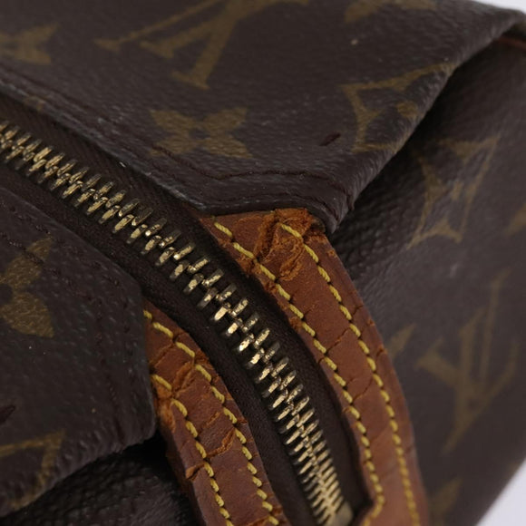 LOUIS VUITTON Monogram Trousse Patte Pression Cosmetic Pouch M47636 Auth 142810