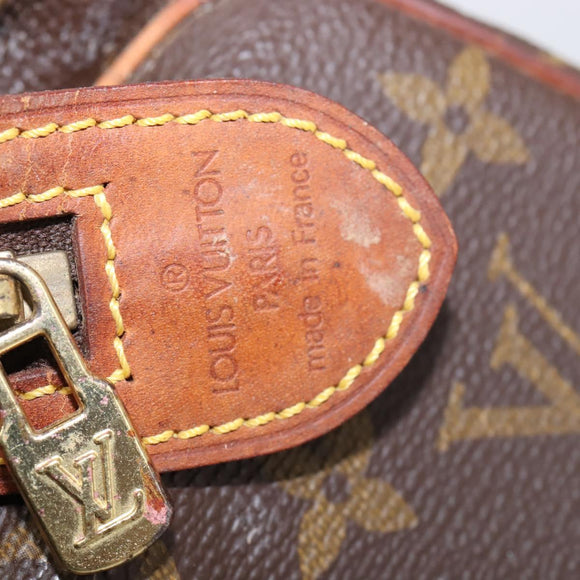 LOUIS VUITTON Monogram Trousse Patte Pression Cosmetic Pouch M47636 Auth 142810