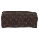 LOUIS VUITTON Monogram Trousse Patte Pression Cosmetic Pouch M47636 Auth 142810-13