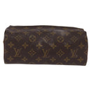 LOUIS VUITTON Monogram Trousse Patte Pression Cosmetic Pouch M47636 Auth 142810-2