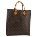 LOUIS VUITTON Monogram Sac Plat Hand Bag M51140 LV Auth 142812-1