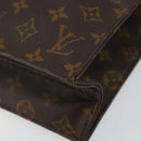 LOUIS VUITTON Monogram Sac Plat Hand Bag M51140 LV Auth 142812-9