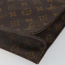 LOUIS VUITTON Monogram Sac Plat Hand Bag M51140 LV Auth 142812-15