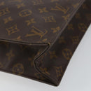 LOUIS VUITTON Monogram Sac Plat Hand Bag M51140 LV Auth 142812-16